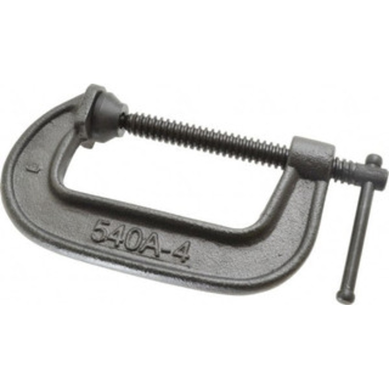 Wilton Light-Duty 4 Max Opening, 2-1/16 Throat Depth, Ductile Iron Standard C-Clamp 2,150 Lb Capacity, 0 Min Opening, Standard Throat Depth 22003 – 85516946
