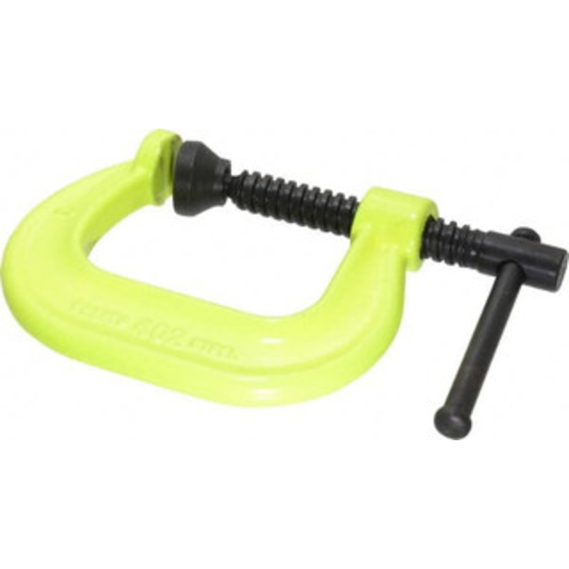 Wilton Regular-Duty 2-1/8 Max Opening, 2-1/4 Throat Depth, Forged Steel Standard C-Clamp 3,500 Lb Capacity, 0 Min Opening, Deep Throat, Alloy Steel Screw 14300 – 08104820