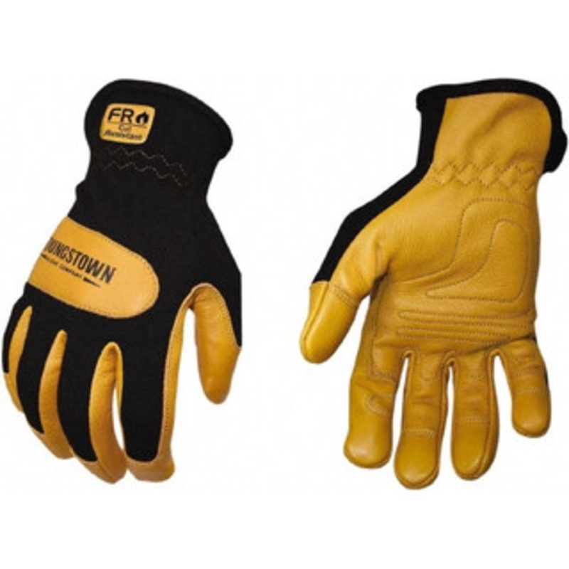 Youngstown Glove Size S, Leather or Synthetic Leather, Arc Flash & Flame Resistant Gloves Kevlar Lined, 12 cal/Sq cm Max Arc Protection, HRC 2, ANSI Cut Level 3, NFPA70E & ASTM F2302 12-3270-80-S – 51639854