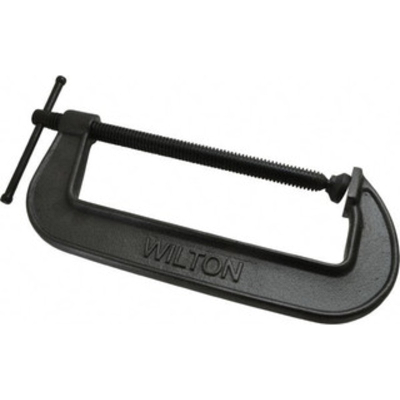 Wilton Light-Duty 10 Max Opening, 3-5/8 Throat Depth, Ductile Iron Standard C-Clamp 2,850 Lb Capacity, 0 Min Opening, Standard Throat Depth 22007 – 85516987