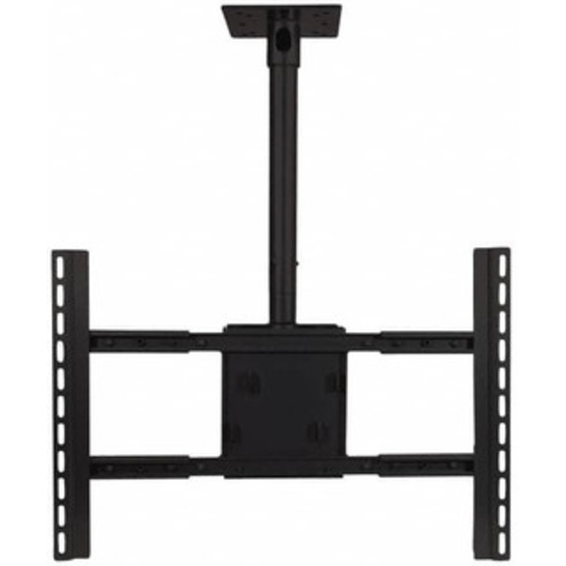 Video Mount Products Steel, Flat Panel Ceiling Mount For 42 to 70 Inch Plasma Monitor Black, 180 Lbs. Load Capacity, 0 to 18 Inch Vertical Opening, 15 Max Tilt Angle, Ceiling Mount Rotating and Tilting PDS-LCB – 52599966