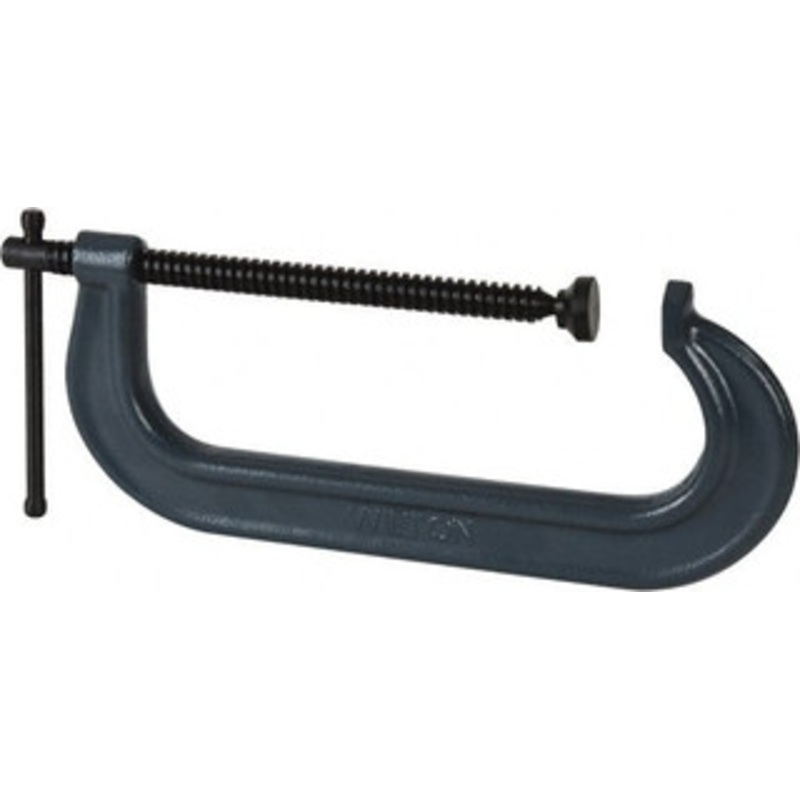 Wilton Regular-Duty 10 Max Opening, 3-3/4 Throat Depth, Forged Steel Standard C-Clamp 6,000 Lb Capacity, 1-1/2 Min Opening, Standard Throat Depth 14784 – 08104309