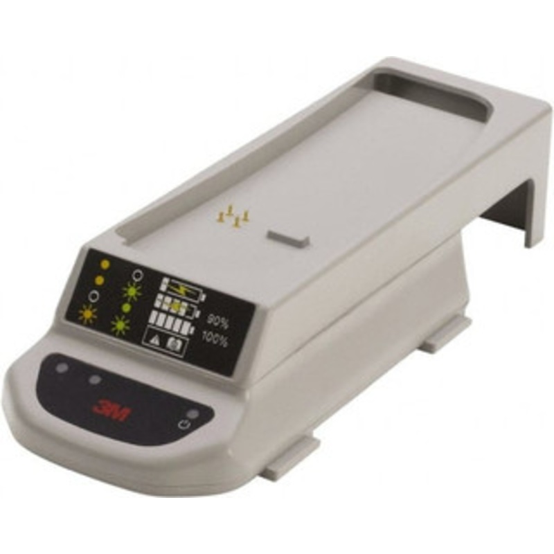 3M Battery Charger Cradle Gray/Black, For PAPR Systems, Compatible with 3M TR-600 7100035837 – 66980285