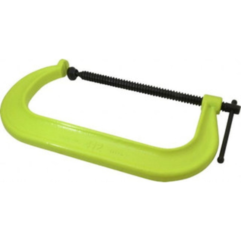 Wilton Regular-Duty 12-1/4 Max Opening, 6-5/16 Throat Depth, Forged Steel Standard C-Clamp 9,300 Lb Capacity, 2 Min Opening, Deep Throat 14299 – 78090321