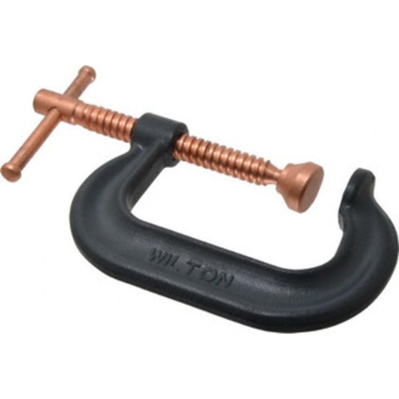 Wilton Regular-Duty 3 Max Opening, 2-1/2 Throat Depth, Forged Steel Standard C-Clamp 3,500 Lb Capacity, 0 Min Opening, Deep Throat 14229 – 78090230