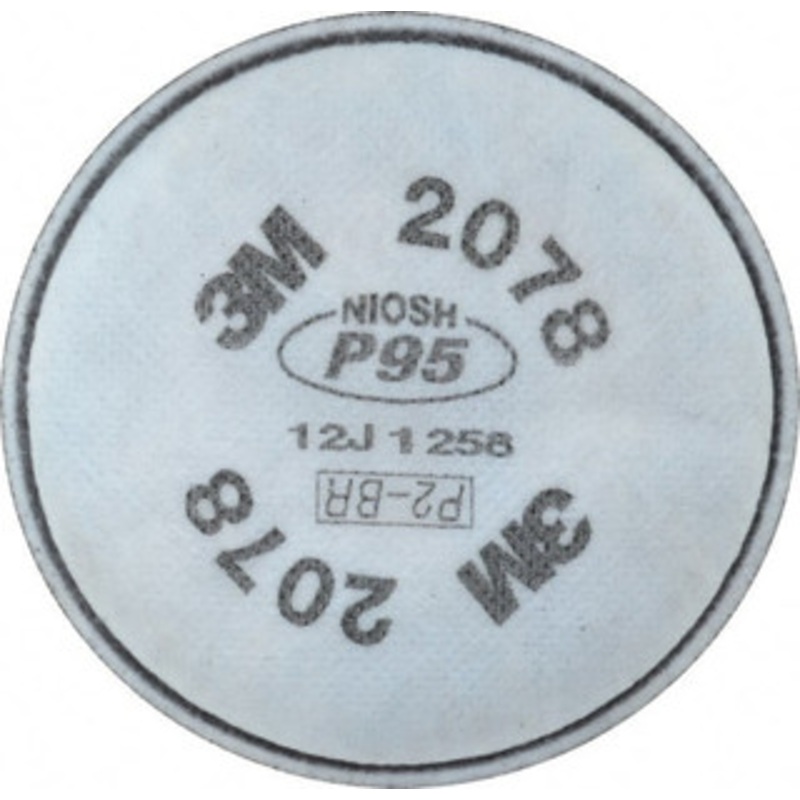 3M 2 Qty 1 Pack Light Blue P95 Filter Series 2000, Protects Against Acid Gas, Organic Vapor 7000052066 – 67386615