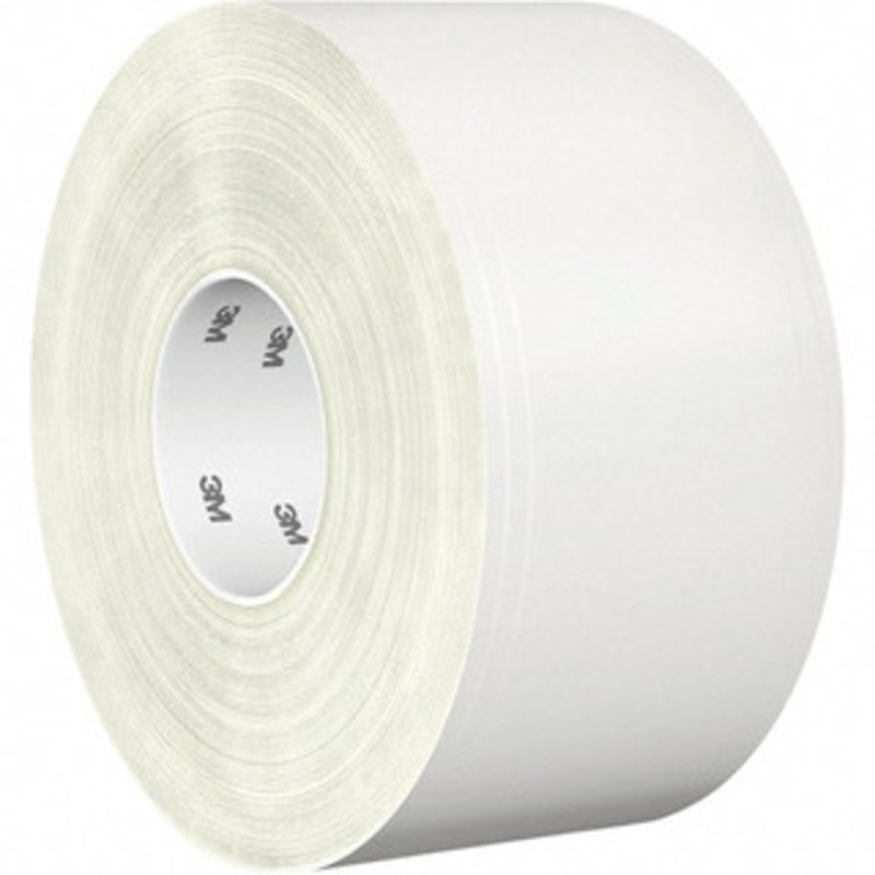 3M 4 x 108 ft. Vinyl Floor & Egress Tape 32 mil, White, Solid Color, Heavy/High Traffic 7010313485 – 94858818