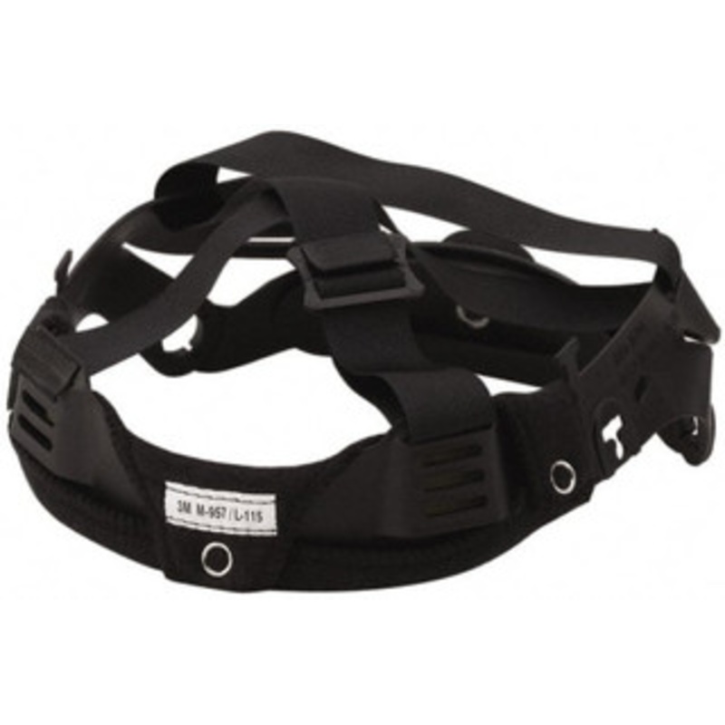 3M Head Suspension for PAPR/SAR Headgear Black, Compatible with M-100 Series Faceshields 7000127601 – 40784589