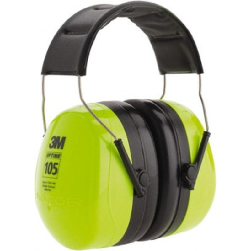3M Over the Head Black & Green Earmuffs 30 NRR Rating 7100008764 – 75866293