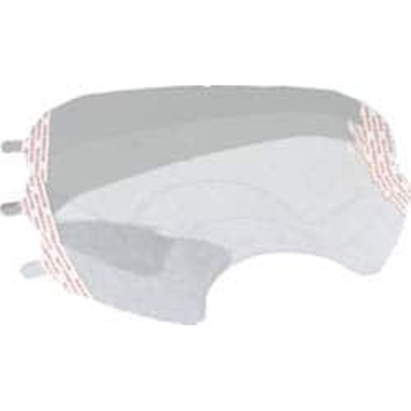 3M Pack of (25) Full Face Mask Lens Covers Plastic 7100138628 – 64257900