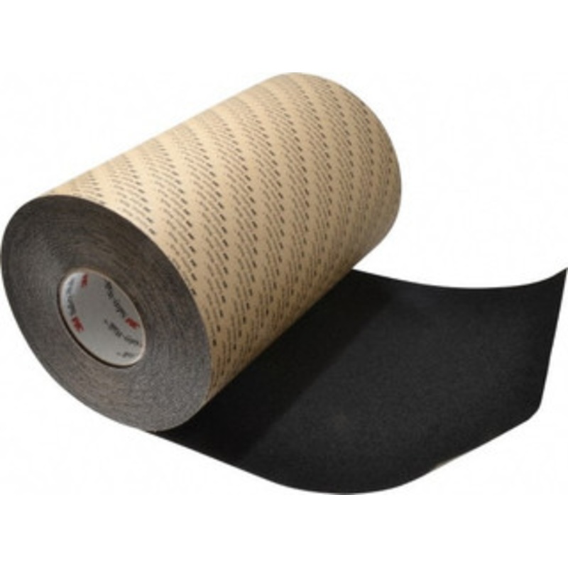 3M 12 x 60 ft. Vinyl Floor & Egress Tape Black, Solid Color, Anti-Slip 7000126120 – 51557049