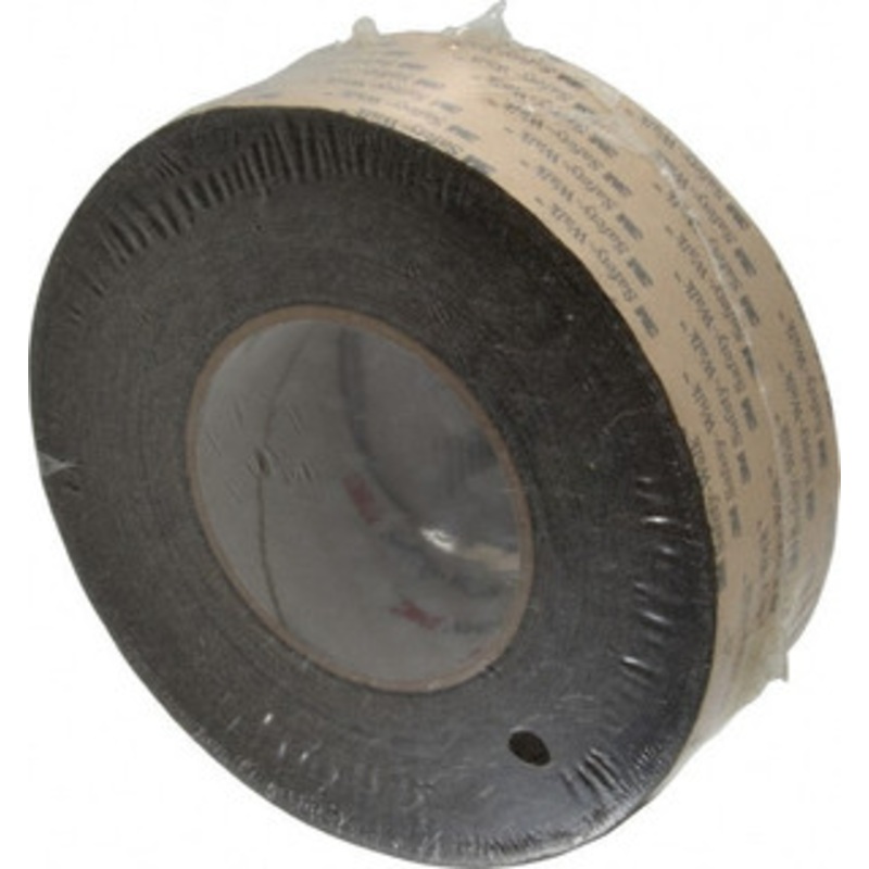 3M 2 Qty 60 ft. 2 x 60 ft. Vinyl Floor & Egress Tape Black, Solid Color, Anti-Slip 50048011192210 – 09082975