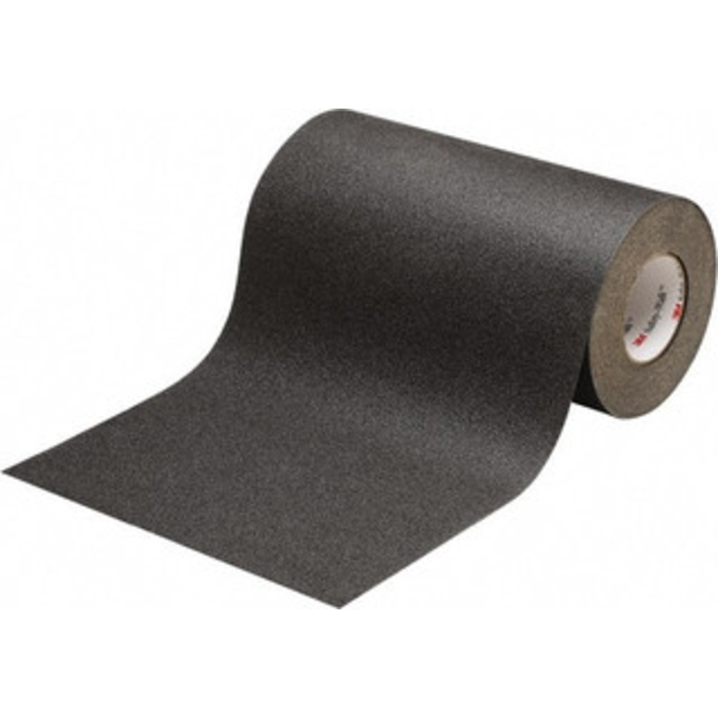 3M 24 x 60 ft. Vinyl Floor & Egress Tape Black, Solid Color, Anti-Slip, Heavy/High Traffic 7100009879 – 89880678
