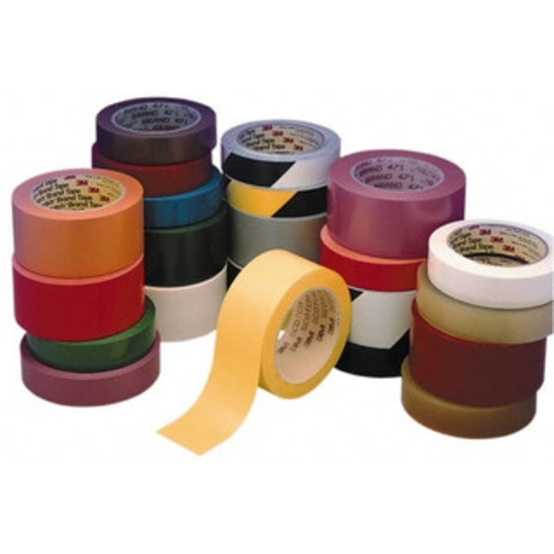 3M 3 Vinyl Floor & Egress Tape 5.2 mil, Yellow, Solid Color, General Traffic 7000047470 – 00291039