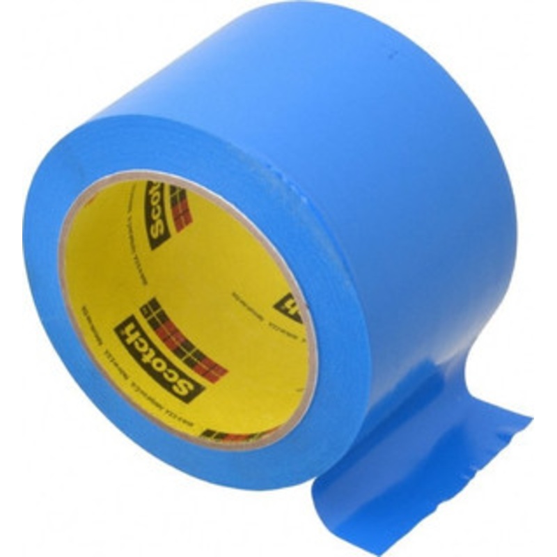 3M 3 x 108 ft. Vinyl Floor & Egress Tape 5.2 mil, Blue, Solid Color, General Traffic 7000047464 – 00048827