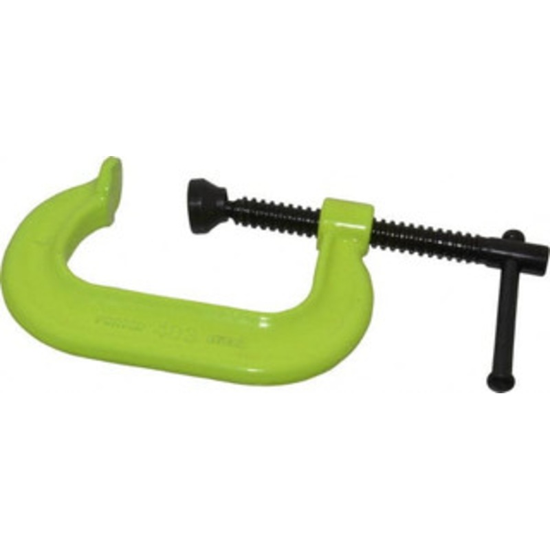 Wilton Regular-Duty 3 Max Opening, 2-1/2 Throat Depth, Forged Steel Standard C-Clamp 3,500 Lb Capacity, 0 Min Opening, Deep Throat, Alloy Steel Screw 14301 – 08104838