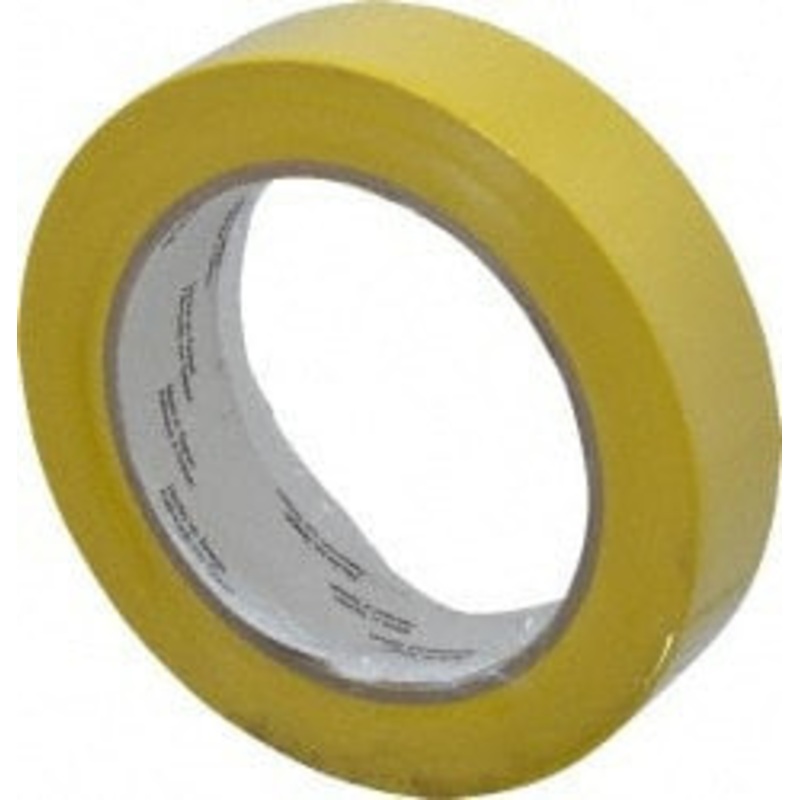 3M 1 x 108 ft. Vinyl Floor & Egress Tape 5 mil, Yellow, Solid Color, General Traffic 7000123863 – 04582524