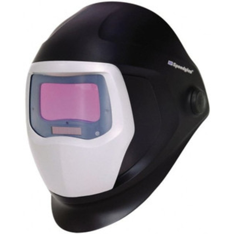 3M 4-1/4 Window Width x 2-3/32 Window Height, 5, 8 to 13 Shade Auto-Darkening Lens, Fixed Front Welding Helmet Black/Gray PPA Green Lens 7010340591 – 40765273
