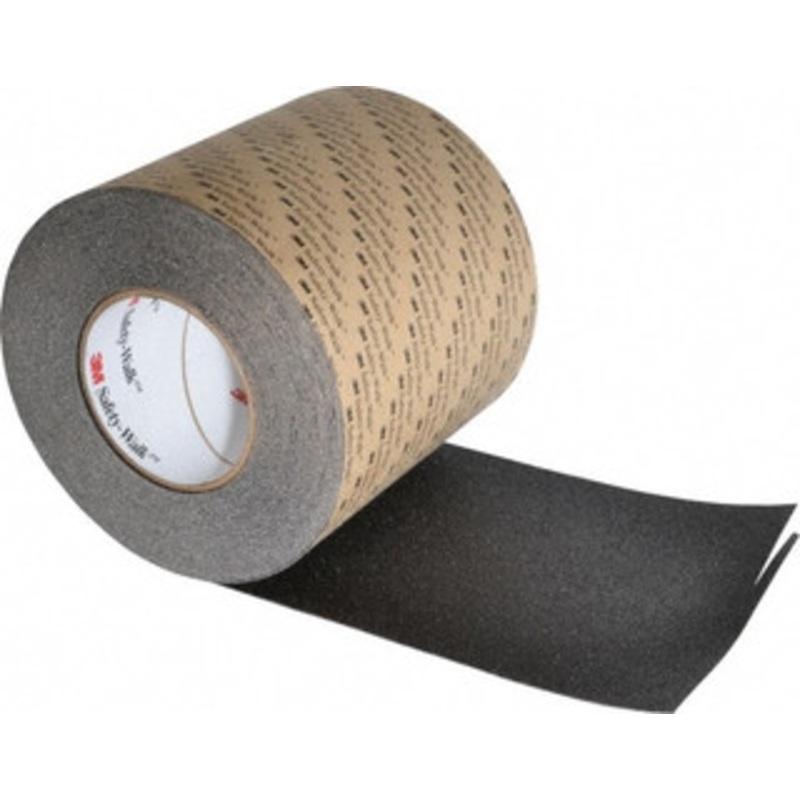 3M 6 x 60 ft. Vinyl Floor & Egress Tape Black, Solid Color, Anti-Slip 7100011625 – 86543824