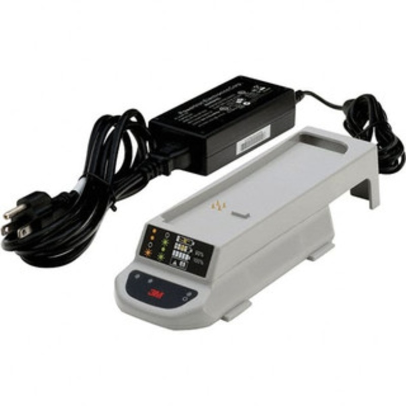 3M Battery Charger Gray/Black, For PAPR Systems, Compatible with Versaflo\x99 TR-300 7000052904 – 65616096