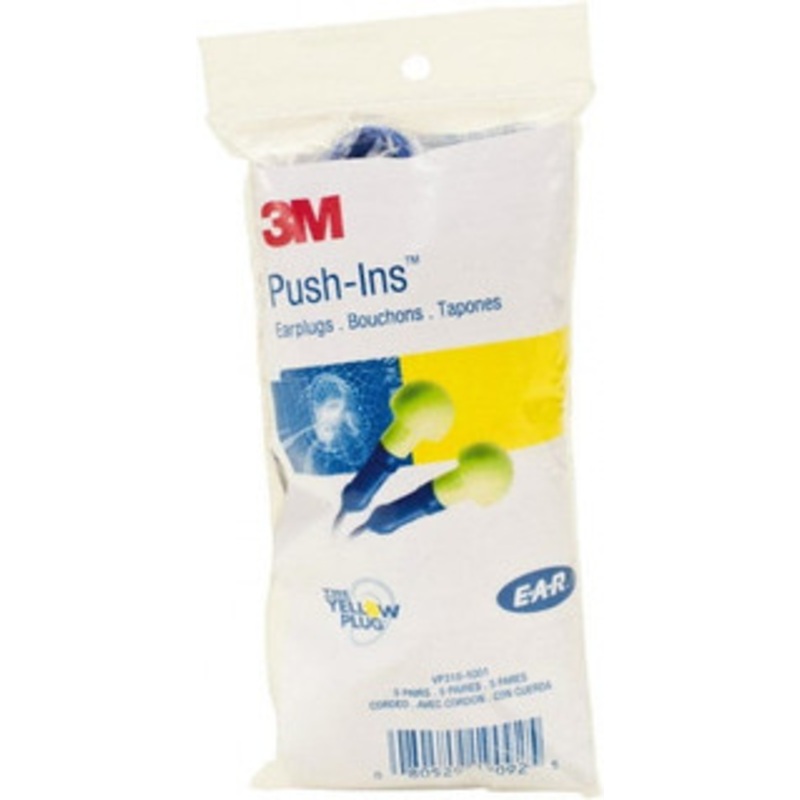3M Earplugs, Disposable or Reusable: Disposable, Style: Corded, Noise Reduction Rating (dB): 28.00, Plug Shape: Bell, Insertion Method: No Roll (Push-In Stem), Size: Universal 7000128139 – 59228379