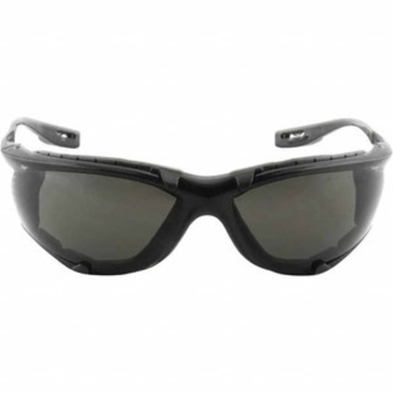 3M Gray Lenses, Framed Safety Glasses Anti-Fog, Scratch Resistant, Black Polycarbonate Frame, Size Universal, Wrap Around 7000128260 – 70452883
