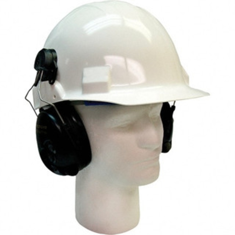 3M Hard Hat Mountable, Noise Cancelling Microphone Two Way Radio Headset Black, Use with Two Way Radios 7000127261 – 79674594