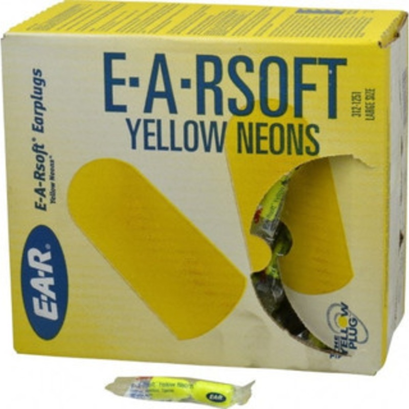 3M 200 Qty 1 Pack Disposable, Uncorded, 33 dB Earplugs Yellow, 200 Pairs 7000127175 – 08353146