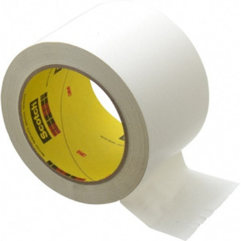 3M 3 x 108 ft. Vinyl Floor & Egress Tape 5.2 mil, White, Solid Color, General Traffic 7000122476 – 06269831