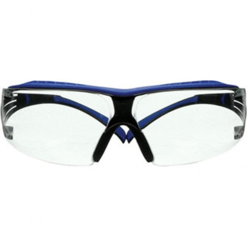 3M Clear Lenses, Frameless Safety Glasses Scratch Resistant, Adjustable Temples, Size Universal, Wrap Around 7100180049 – 12591871