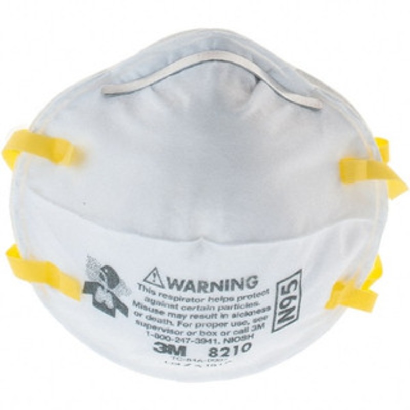 3M Disposable Respirators & Masks VP8210 N95 2/PK PARTICULATE RESPIRATOR 7000148537 – 35125095