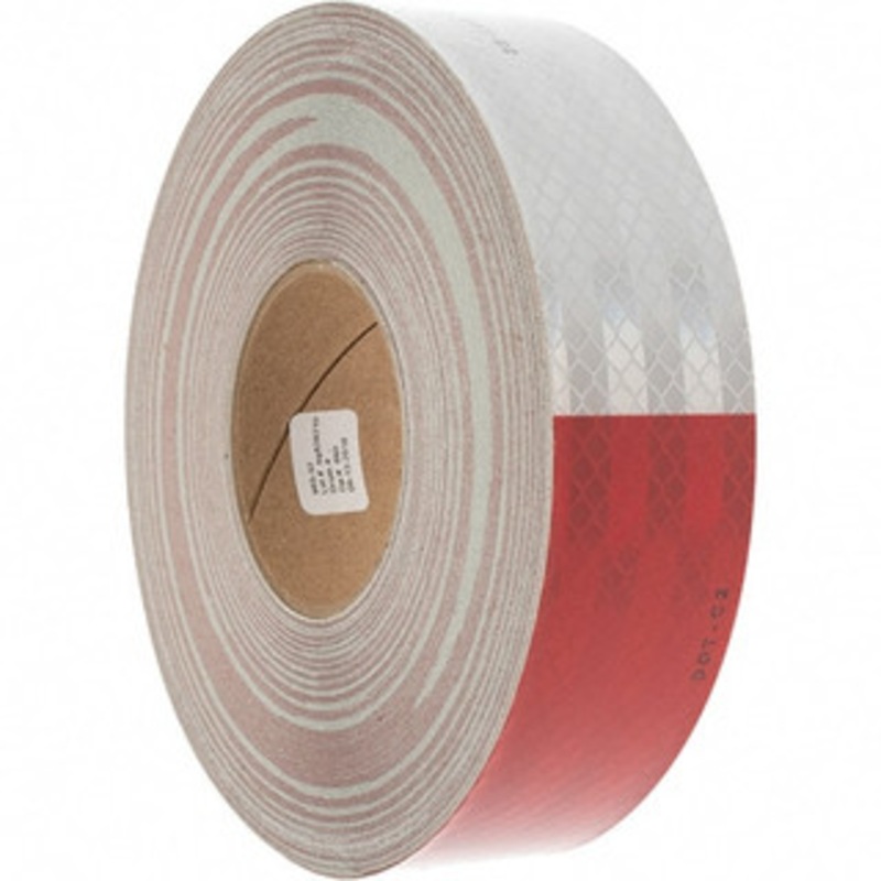 3M DOT Conspicuity Tape, Color: Red and White, Width (Inch): 2, Length (Feet): 150, Special Features: NonCorroding, Compliance Specifications: FMVSS 108 BD8440 – 66449273