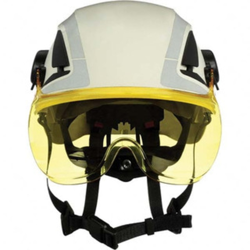 3M Hard Hat Accessories, Type: Visor, Hard Hat Compatibility: X5000, Material: Polycarbonate, Attachment Type: Slide In/Out, Color: Amber 7100176971 – 90259565