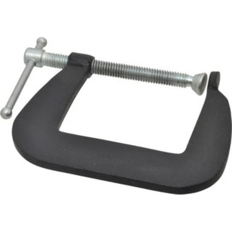 Wilton Light-Duty 2-1/2 Max Opening, 2-1/2 Throat Depth, Forged Steel Standard C-Clamp 850 Lb Capacity, 0 Min Opening, Standard Throat Depth, Steel Screw 21307 – 08093569