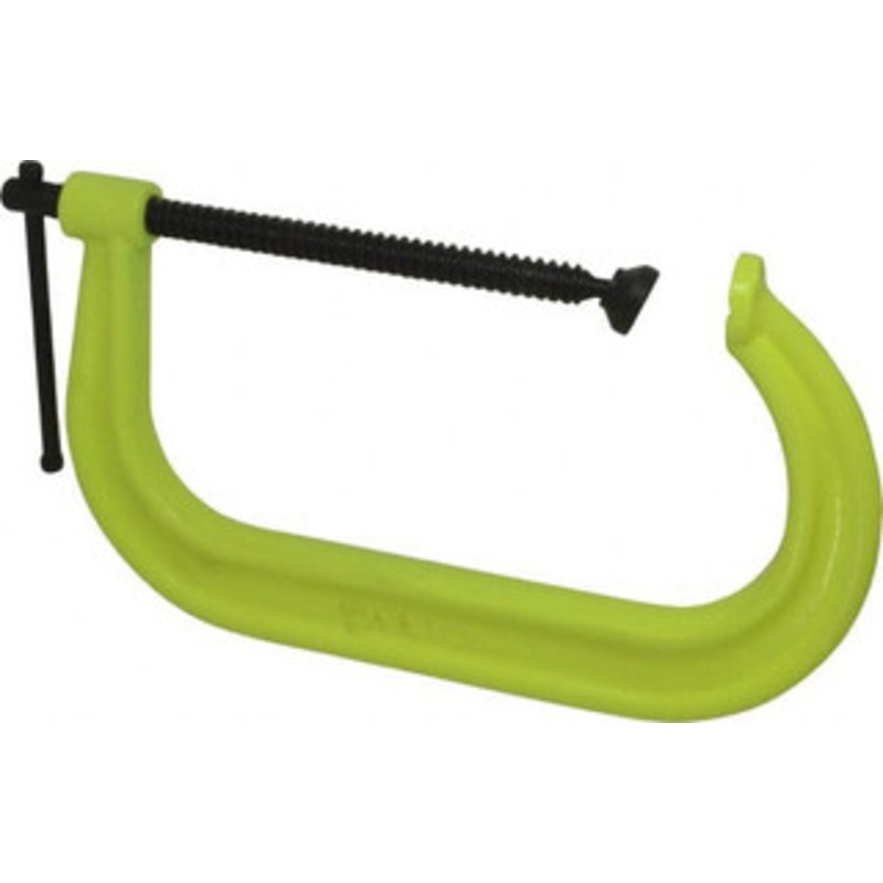 Wilton Regular-Duty 10-1/8 Max Opening, 6 Throat Depth, Forged Steel Standard C-Clamp 8,000 Lb Capacity, 2 Min Opening, Deep Throat, Alloy Steel Screw 14306 – 08104903