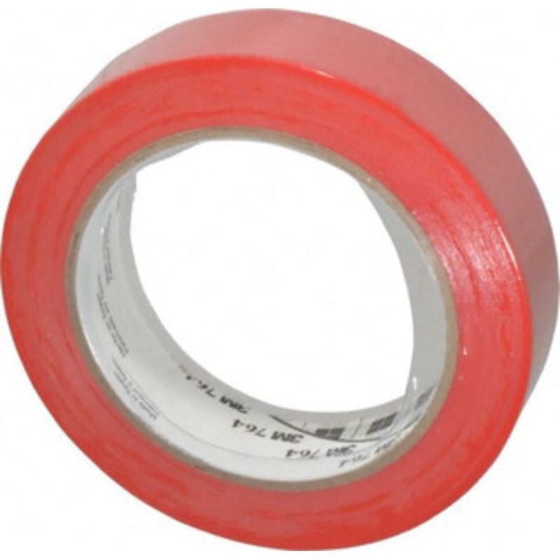 3M 1 x 108 ft. Vinyl Floor & Egress Tape 5 mil, Red, Solid Color, General Traffic 7000123883 – 04582573