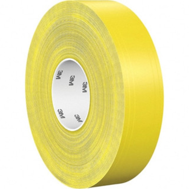 3M 2 x 108 ft. Vinyl Floor & Egress Tape 32 mil, Yellow, Solid Color, Heavy/High Traffic 7010300943 – 94858784