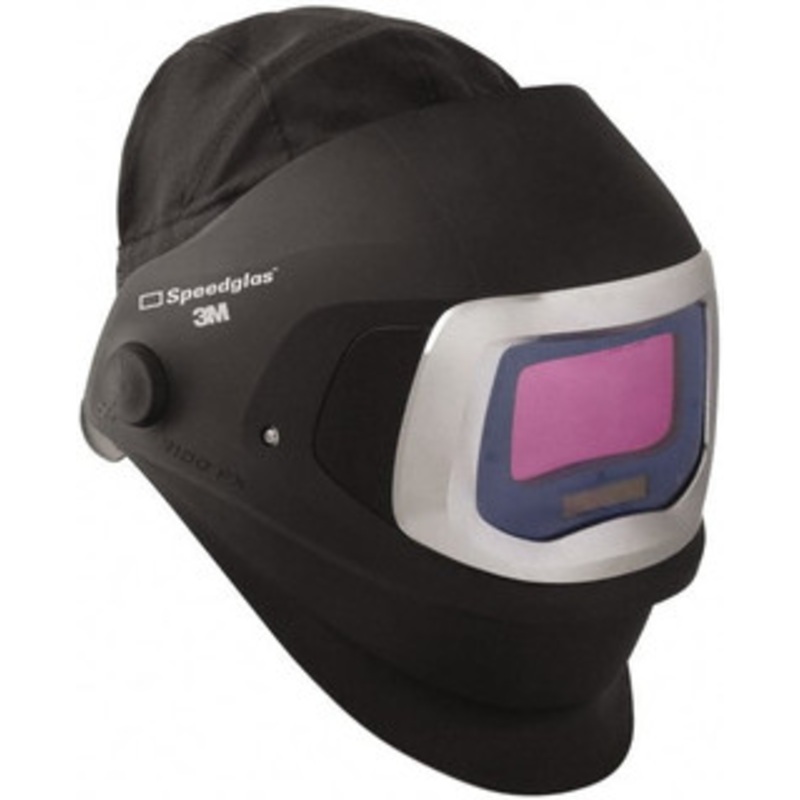 3M 4-1/4 Window Width x 2-3/32 Window Height, 5, 8 to 13 Shade Auto-Darkening Lens, Front Lift Welding Helmet Black/Gray PPA Clear/Green Lens 7010316459 – 40765224