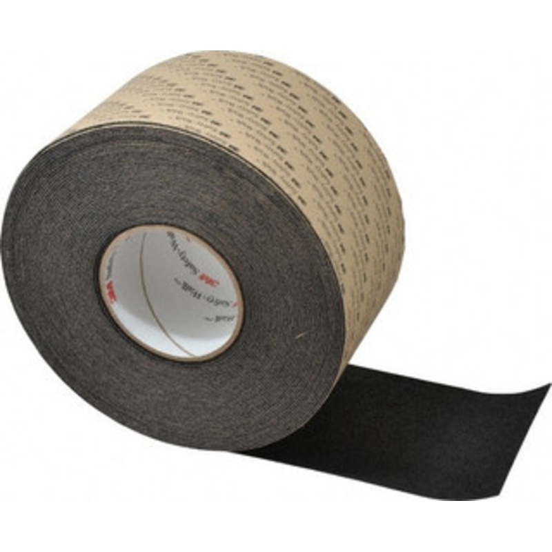 3M 4 x 60 ft. Vinyl Floor & Egress Tape Black, Solid Color, Anti-Slip 7000126119 – 51557072