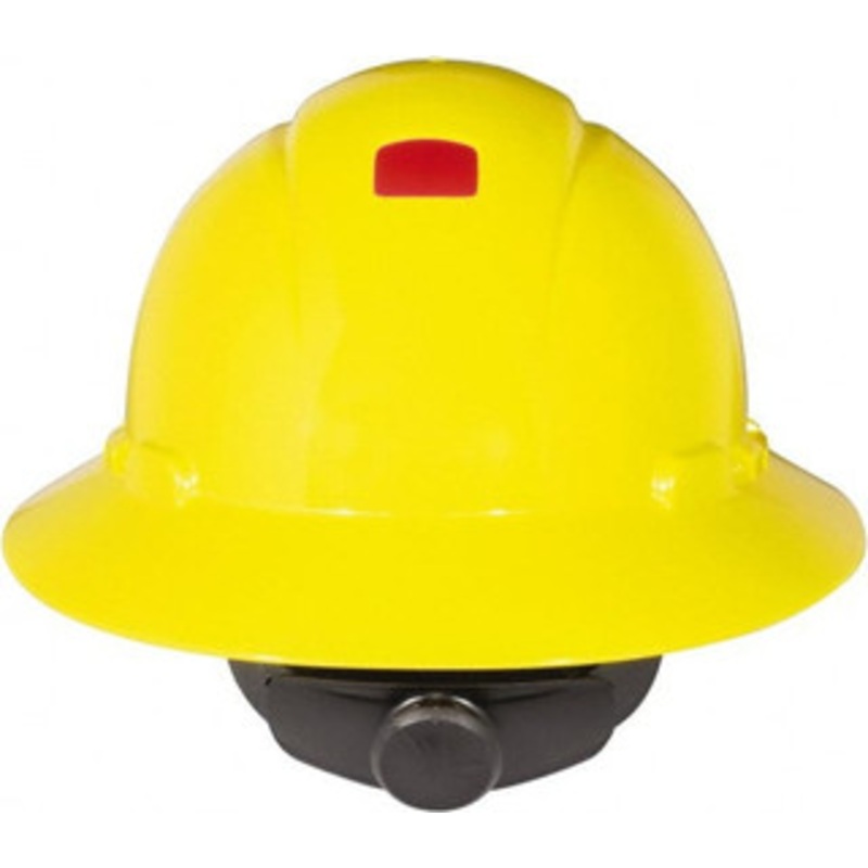 3M ANSI Type I Class E 4-Point Ratchet Full Brim Hard Hat Size 6-1/2 to 8, High Density Polyethylene, Yellow 7000144976 – 68928035
