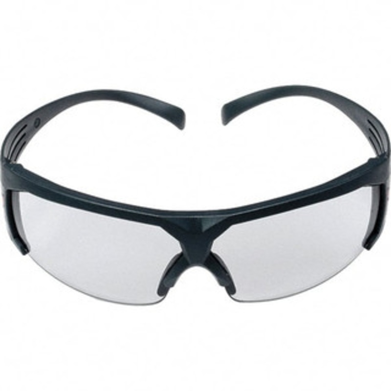 3M Gray Lenses, Framed Safety Glasses Anti-Fog, Gray Frame, Size Universal, Wrap Around 7100132351 – 49126360
