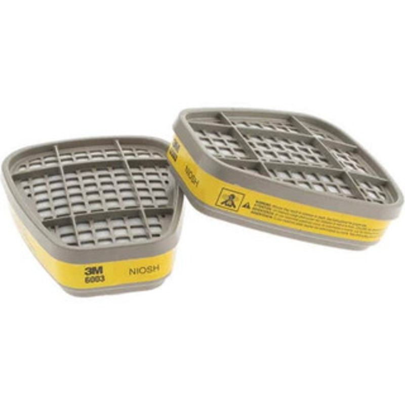 3M Half & Full Facepiece Cartridges & Filters, Type: Cartridge, NIOSH Filter Rating: No Rating, Protection Type: Acid Gas, Organic Vapor, Color Code: Yellow, Manufacturers Series: 6000, PSC Code: 4240 BD-24956 – 53613683