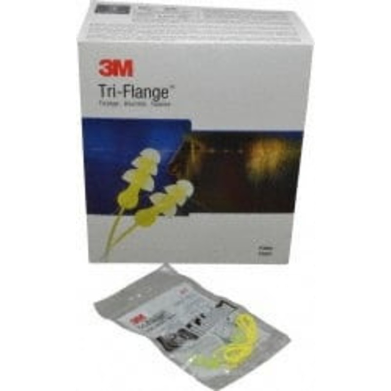 3M 100 Qty 1 Pack Reusable, Corded, 26 dB, Flange Earplugs Translucent, 100 Pairs 7000052724 – 93071348