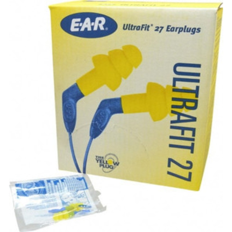 3M 100 Qty 1 Pack Reusable, Uncorded, 27 dB, Flange Earplugs Yellow, 100 Pairs 7000127189 – 85684843