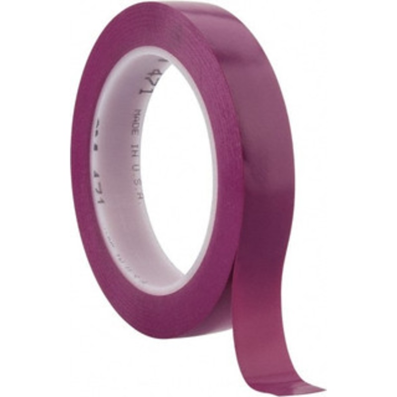 3M 3/4 x 108 ft. Vinyl Floor & Egress Tape 5.2 mil, Purple, Solid Color, General Traffic 7010295415 – 52668316
