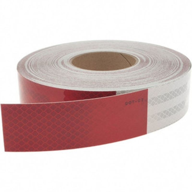 3M DOT Conspicuity Tape, Color: Red and White, Width (Inch): 2, Length (Feet): 150, Special Features: NonCorroding, Compliance Specifications: FMVSS 108 BD-KP1090 – 53608923