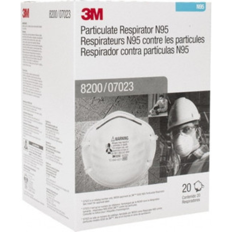 3M N95, Size Universal, Particulate Respirator 7000052787 – 58619990