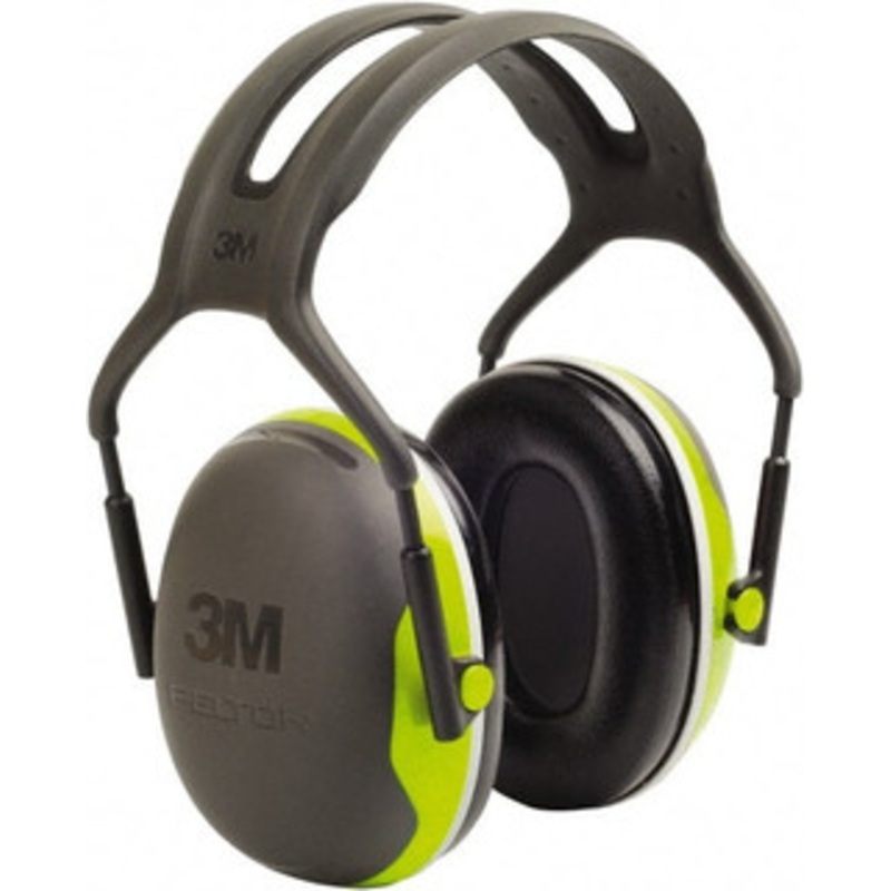 3M Over the Head Black Foam Cushion Earmuffs 27 NRR Rating, Adjustable Headband 7000104073 – 87262465