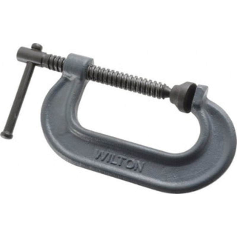 Wilton Regular-Duty 3 Max Opening, 1-15/16 Throat Depth, Forged Steel Standard C-Clamp 3,000 Lb Capacity, 0 Min Opening, Standard Throat Depth 14728 – 08104234