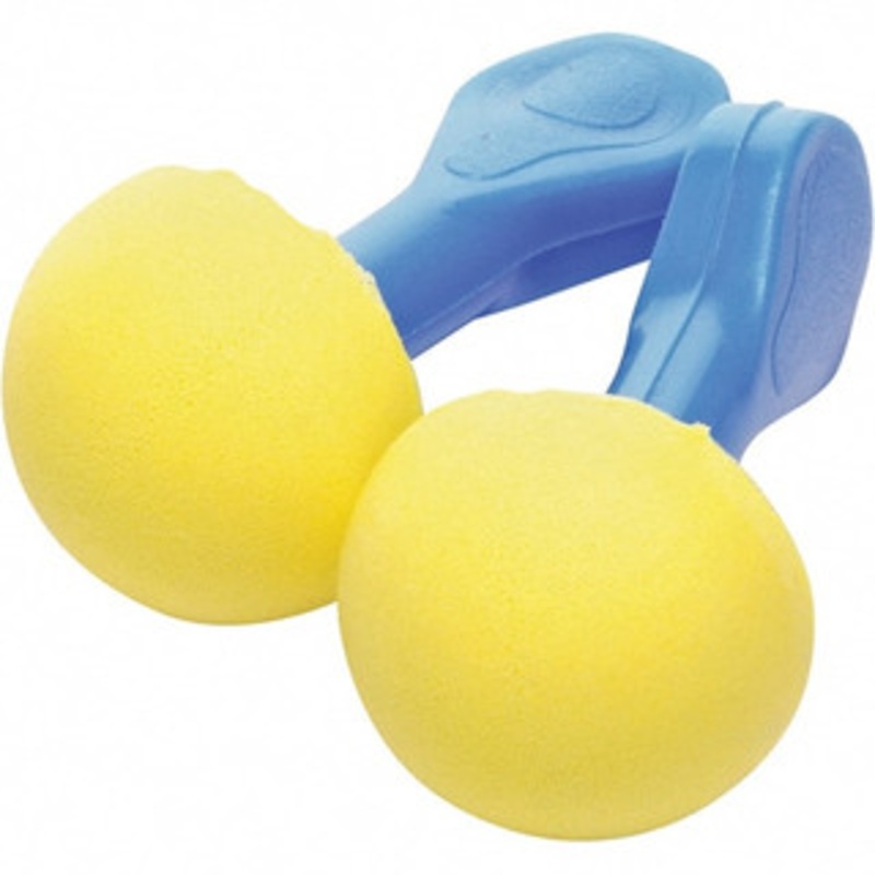 3M 400 1-Pack Pairs Reusable Uncorded 25 dB Round Earplugs No Roll (Push-In Stem) Insertion, Foam, Yellow 7000127178 – 30209647